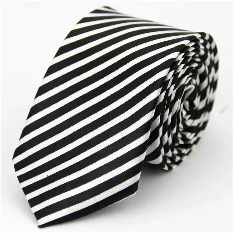 Narrow Ties for Men Women 5cm (2") Skinny Wedding Black Blue Red Pink White Purple Green Gray Piano Skull Slim Necktie