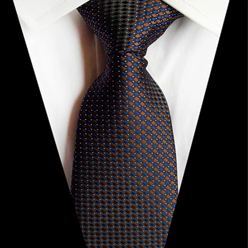 68 Colors NEW 8cm Tie for Man Tie Luxury Striped Flower Business Neck Tie Suit Cravat Wedding Party Necktie Men Gift