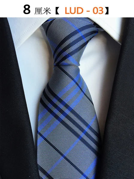 68 Colors NEW 8cm Tie for Man Tie Luxury Striped Flower Business Neck Tie Suit Cravat Wedding Party Necktie Men Gift