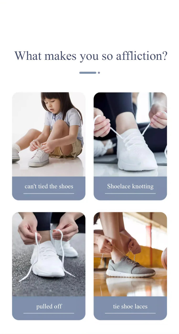 Lacets élastiques sans nœuds pour chaussures de sport, 8 mm, plats et larges, pour enfants et adultes