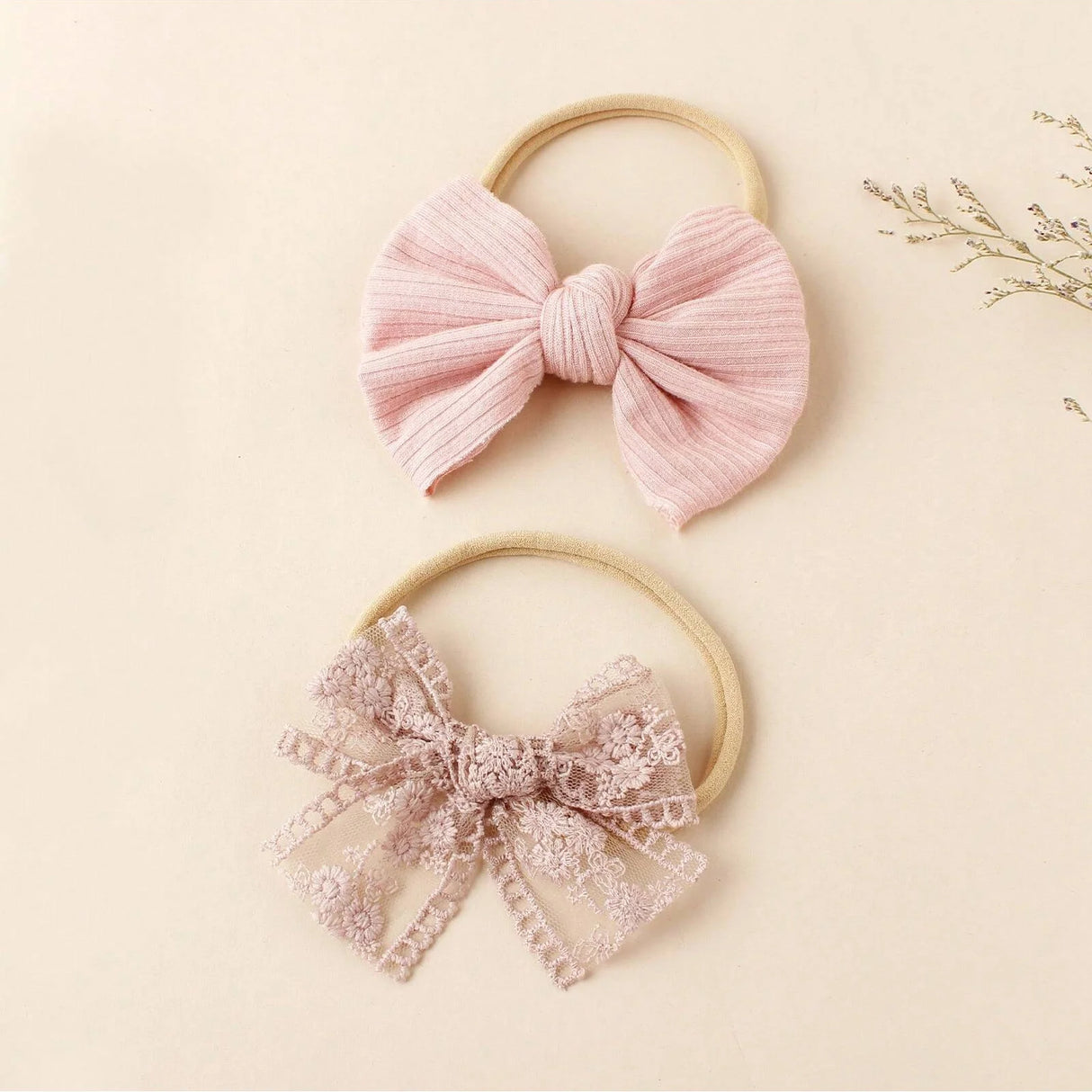 5 pcs different flower shaped baby headbands sweet and lovely floral hair accessory children's high elasticity headband
