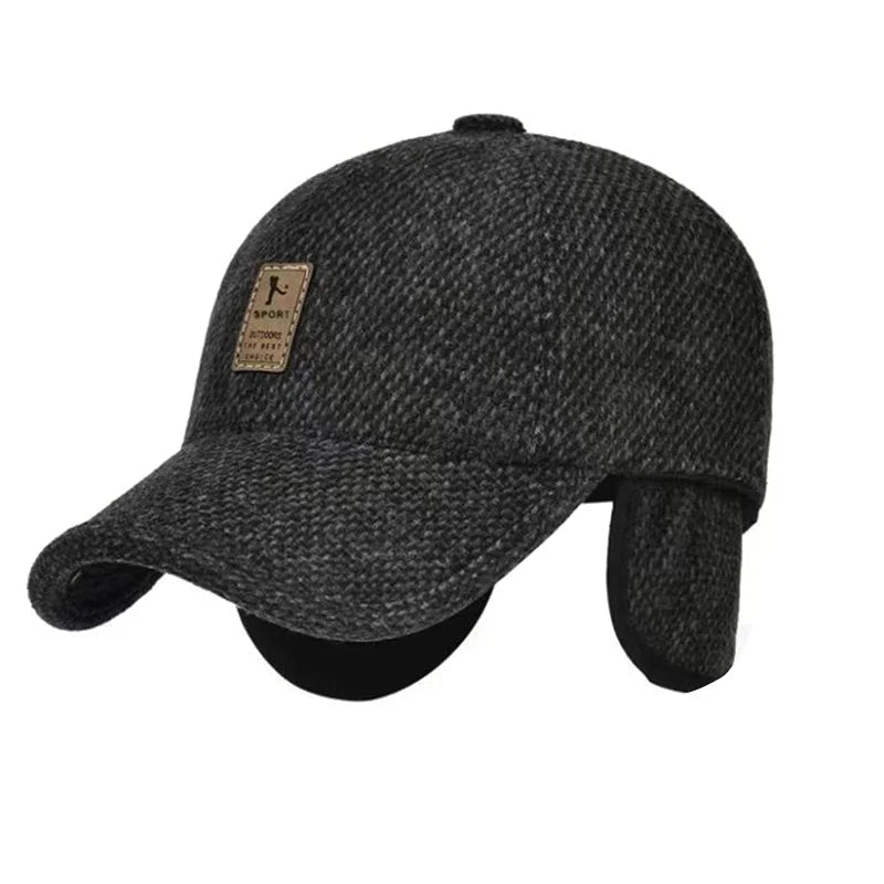 Chapeau en coton pour homme, chapeau d'automne et d'hiver, chapeau en tissu pour papa d'âge moyen, chapeau de baseball pour homme célibataire, chapeau de soleil