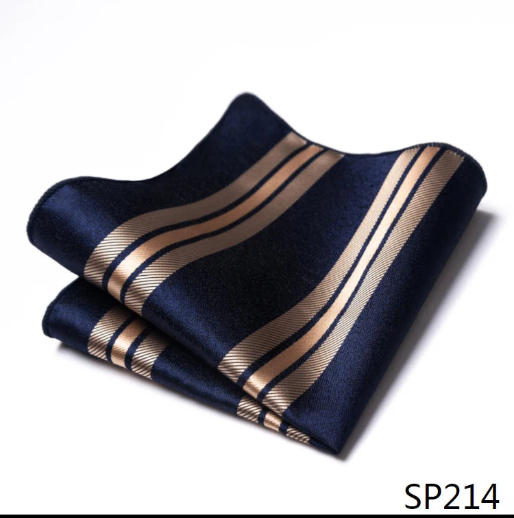 Vangise Brand Newest style Silk Hanky Man Floral Gray Fit Business lover's day Pocket Square Handkerchiefs