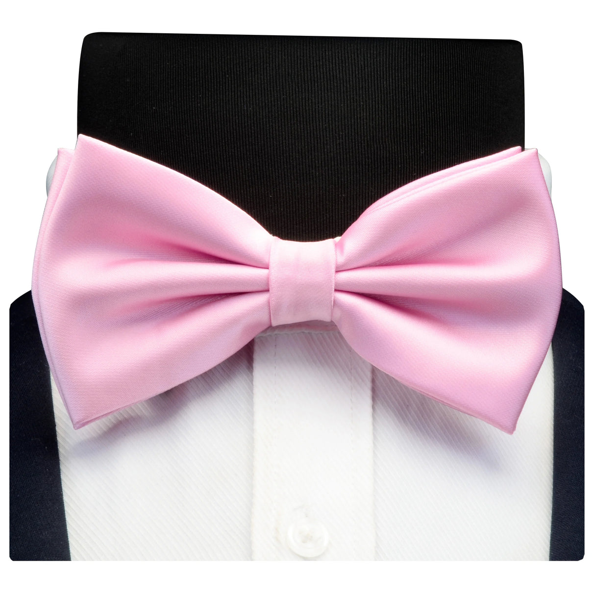 GUSLESON Nœud papillon pré-noué en soie solide pour homme Violet Noir Jaune Nœud papillon double pli Imperméable Mariage Affaires Nœud papillon