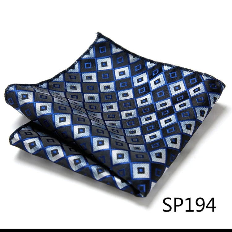Pocket Square Handkerchief Nice Handmade Woven 100% Silk Hanky Pocket Square Printed hombre Pink Office Clothing accessories