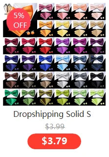 Hi-Tie Black White Silver Grey Brown Silk Mens Bow Tie Hankerchief Cufflinks Set Pre-tied Butterfly Knot Adjustable Bowtie Male