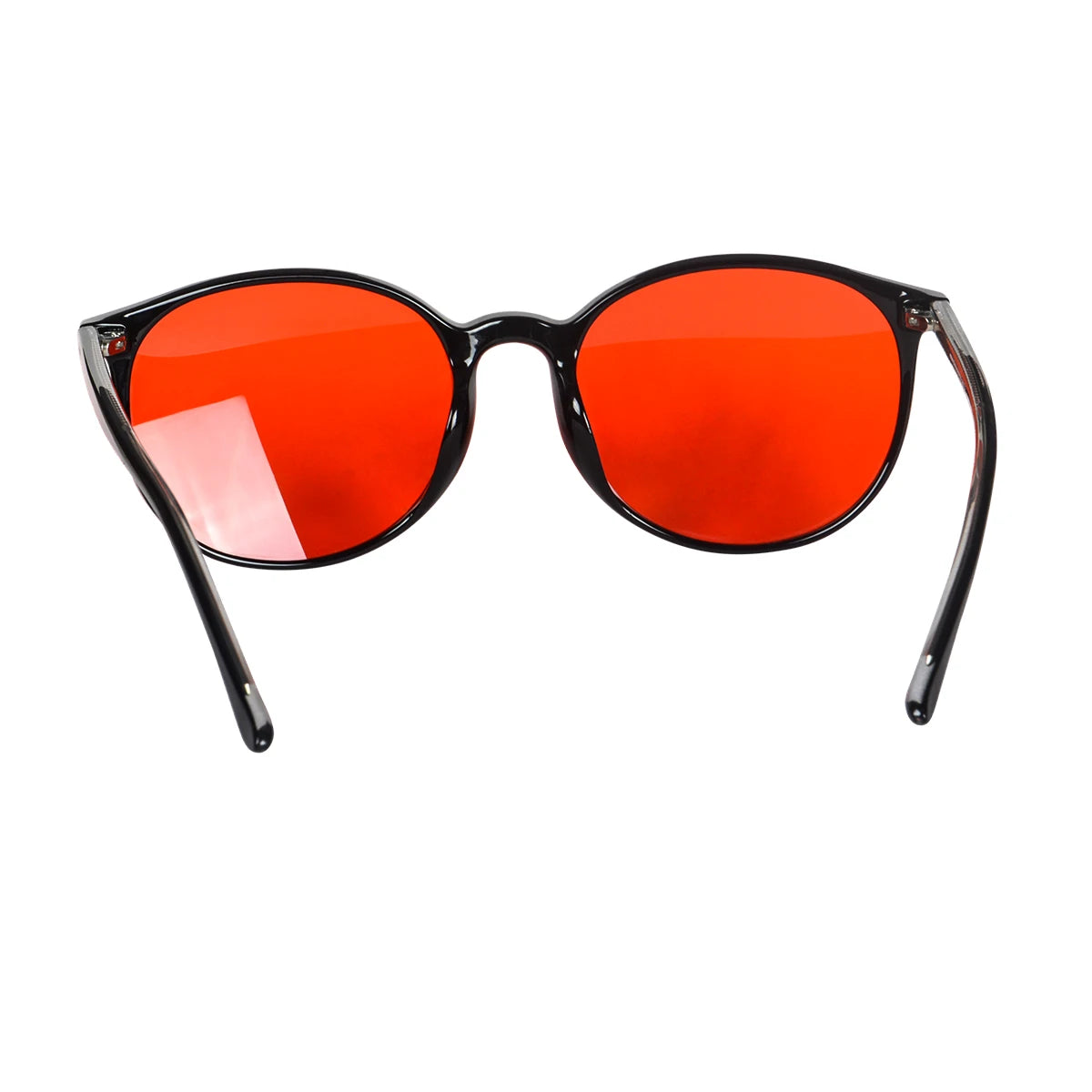 red glasses red blue light glasses for better sleep blue light blocking glasses orange lenses Tr90 women eyeglasses SH2022