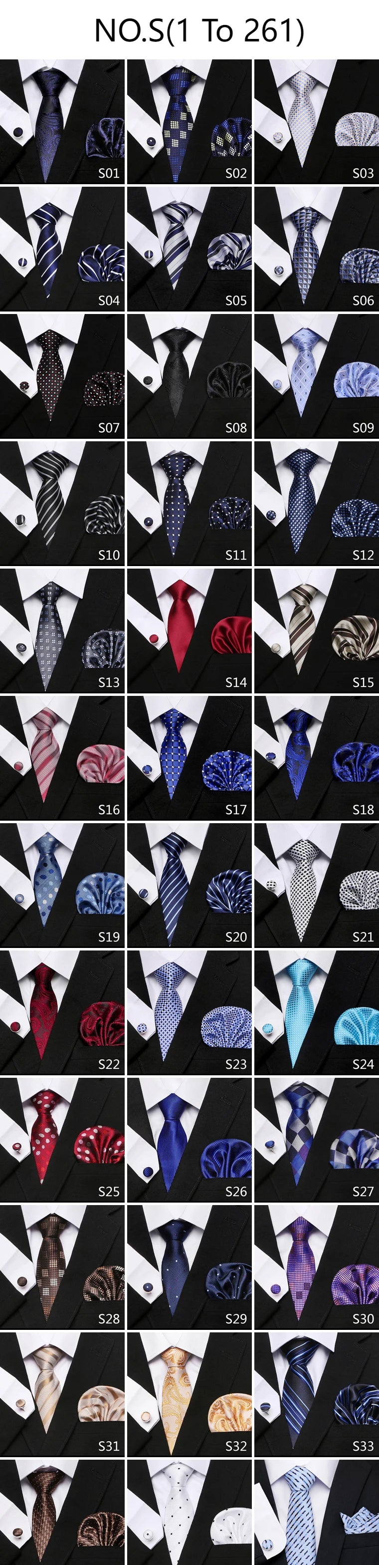 Newest style Green Tie For Men Holiday Present Tie Pocket Squares Set Necktie Striped Wedding Accessories Man