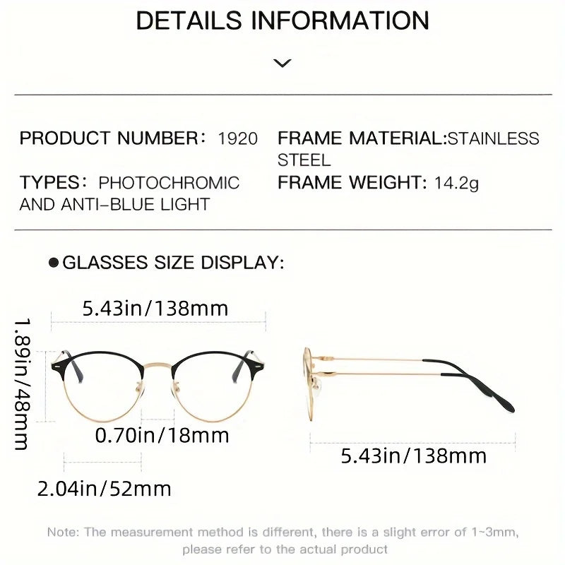 Blue Light Blocking Glasses Polarized Sunglasses TR Frame UV400 Protection Unisex Fashion Eyewear Anti Glare Two Tone Injection