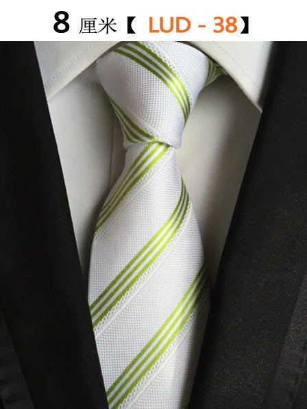 68 Colors NEW 8cm Tie for Man Tie Luxury Striped Flower Business Neck Tie Suit Cravat Wedding Party Necktie Men Gift