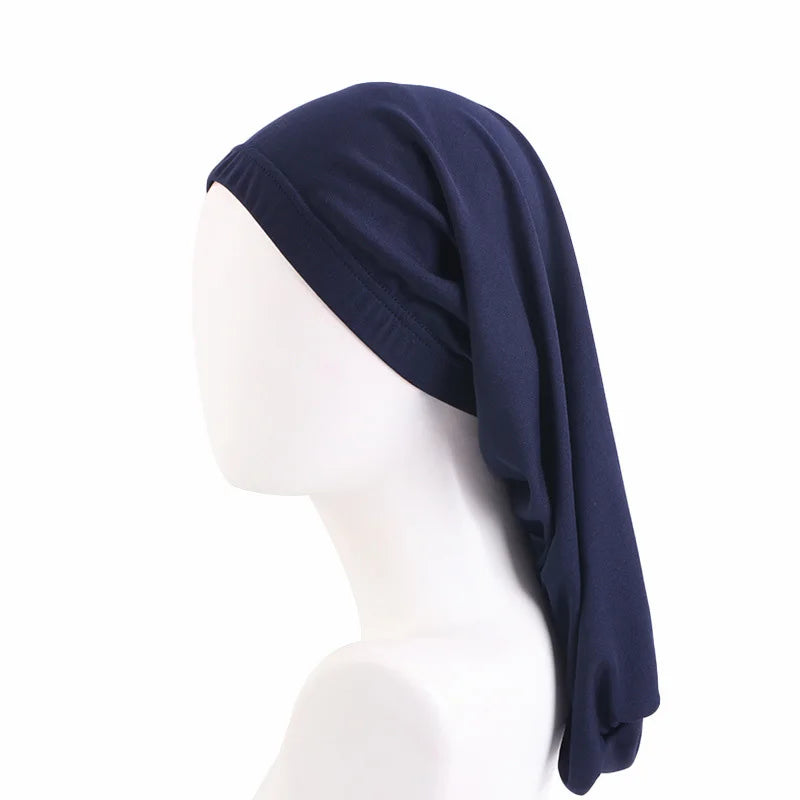 Unisex Elastic Bonnet Long Hair Sock Dreadlock Braids Cap Sleep Hats Head Wrap Turban Night Cap Hair Care Nightcap for Women Men