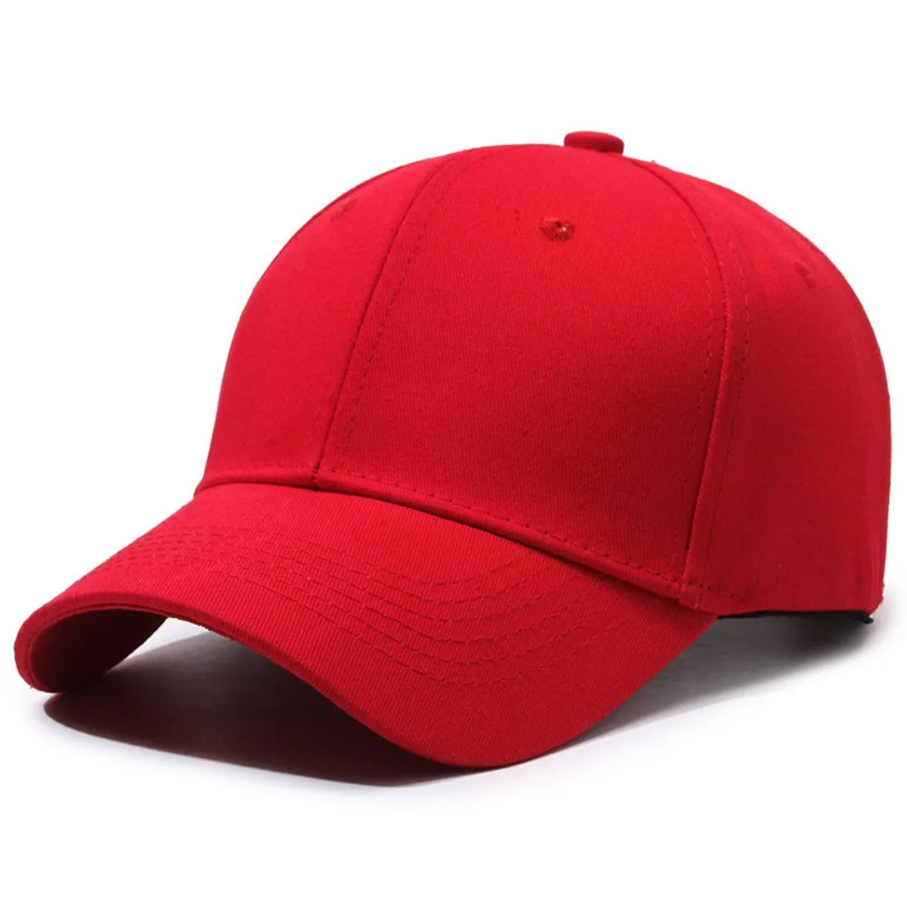 Casquette de baseball noire pour homme et femme, ajustable, en coton, style décontracté, pour l'été