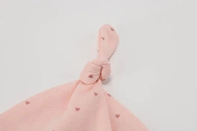 Ensemble bonnet et gants unisexes en coton pour nouveau-né, couleur unie, motif dessin animé, accessoires pour bébé