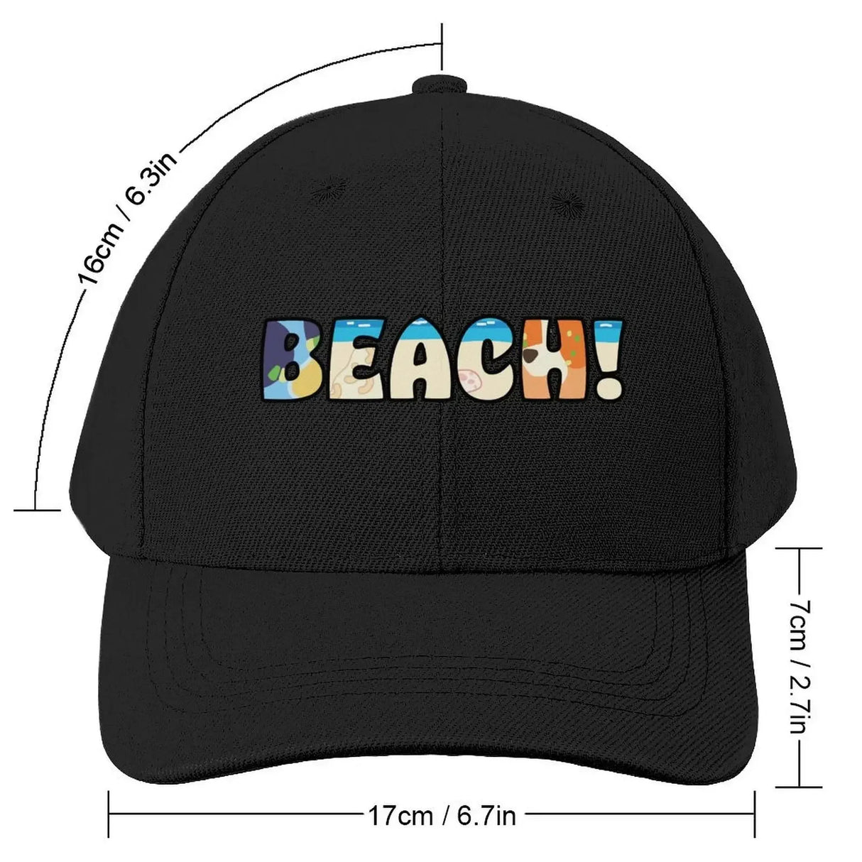 BEACH! Baseball Cap Golf Wear Sunscreen tea Hat Snap Back Hat Women Hats Men's