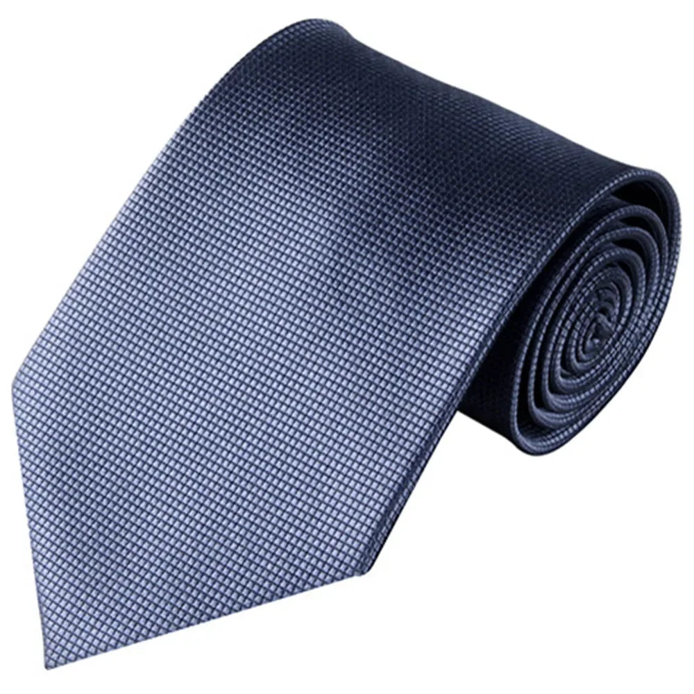 Cravate tendance pour homme, accessoire de mariage, cravate en soie unie, noir, bleu, rouge, blanc
