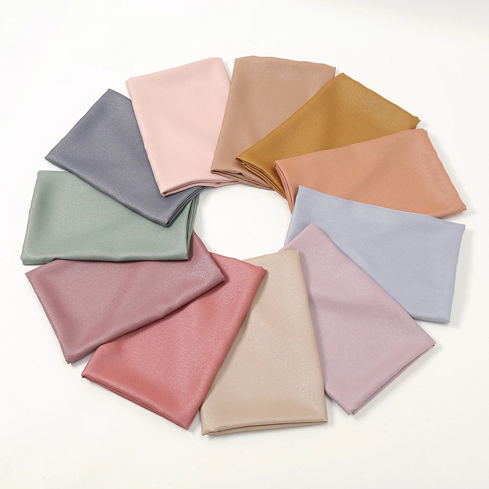 Foulard carré en soie pour femme, grande taille, couleur unie, doux, prêt à porter, bandana de luxe, 110 x 110 cm