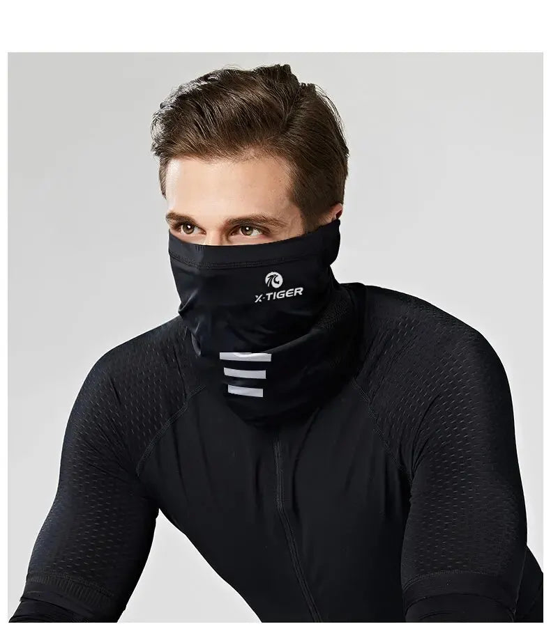 X-TIGER Masque de cyclisme absorbant la transpiration Respirant Pêche Entraînement Sport Foulard Cache-cou Bandana d'été