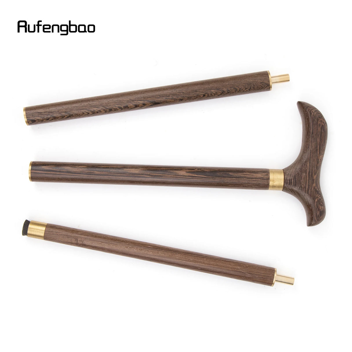 Canne de marche traditionnelle en bois marron décorative pour fête cosplay, bâton de marche en bois pour Halloween, crosse de 89 cm