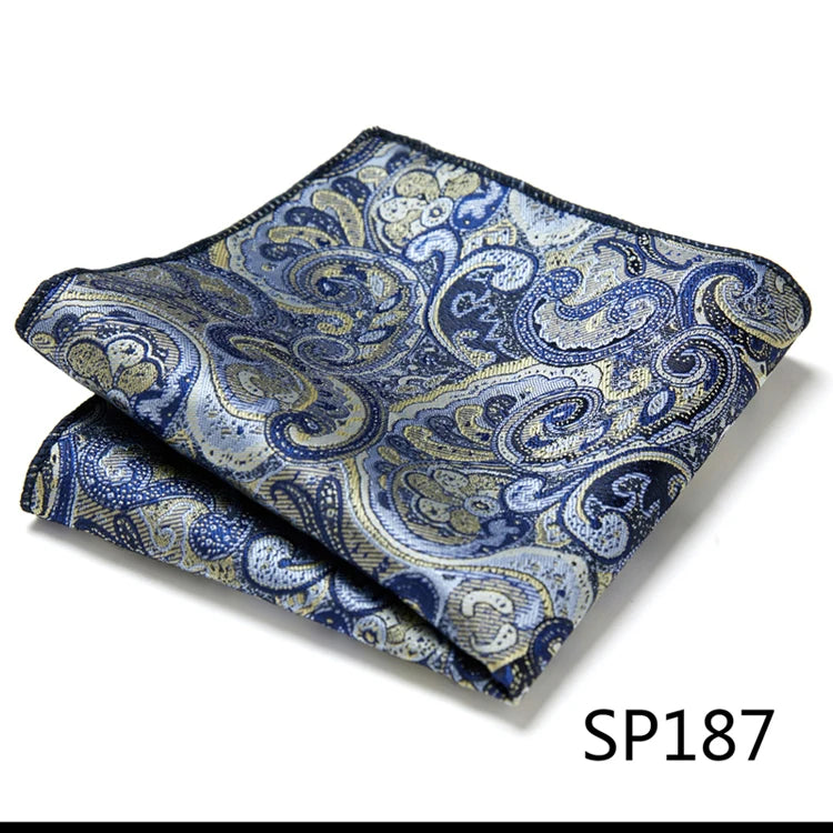 Pocket Square Handkerchief Nice Handmade Woven 100% Silk Hanky Pocket Square Printed hombre Pink Office Clothing accessories