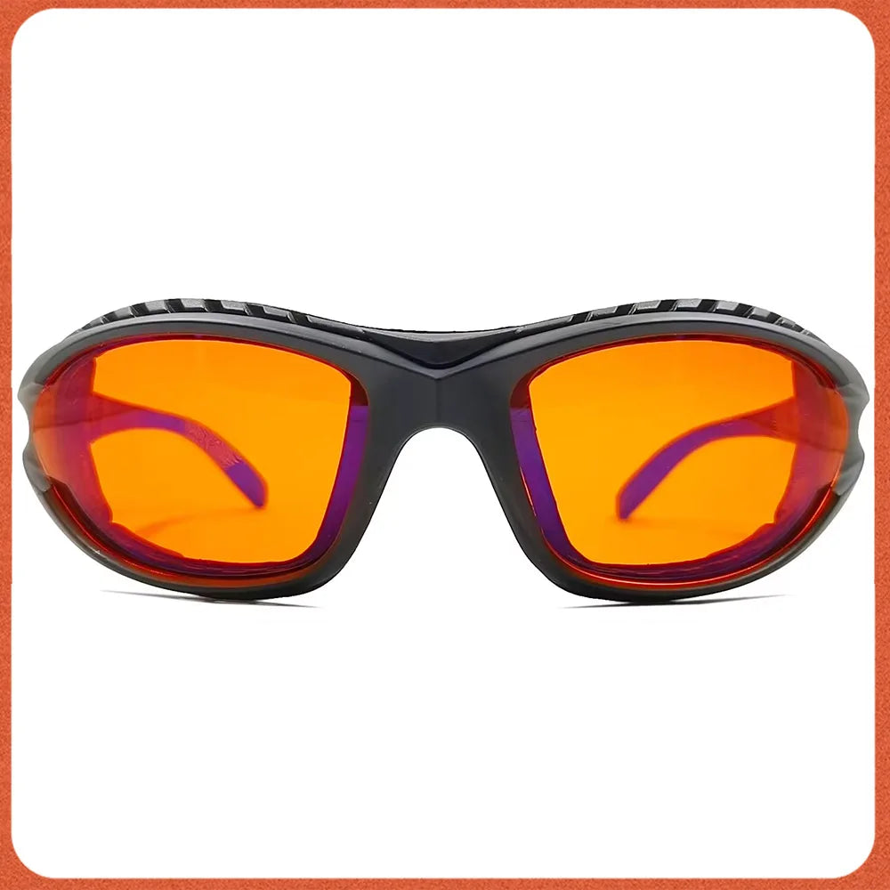 Red Lens,Orange Lens 100% Blue Light Blocking Goggles Glasses Gaming Glasses Anti fatigue fashion Phone Eyeglasses