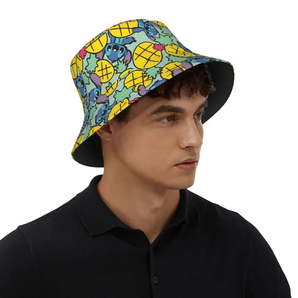 Bob unisexe Kawaii, accessoire de dessin animé amusant, chapeau bob pour la plage, couvre-chef léger