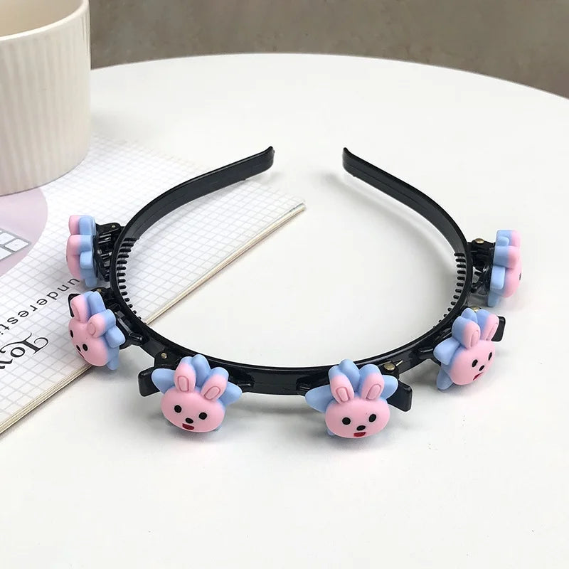 Braided Hair Bands for Girls Hair Hoop Headwear Female Flower Love Fruit Headwear Women New Fashion Hair Accessories