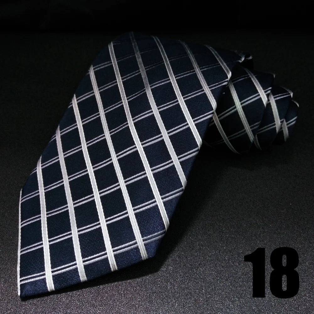 EASTEPIC Cravates de 10 cm de large pour hommes en costumes d'affaires Cravate pour hommes Accessoire Jacquard Impression de qualité Pure Soie Fête de mariage