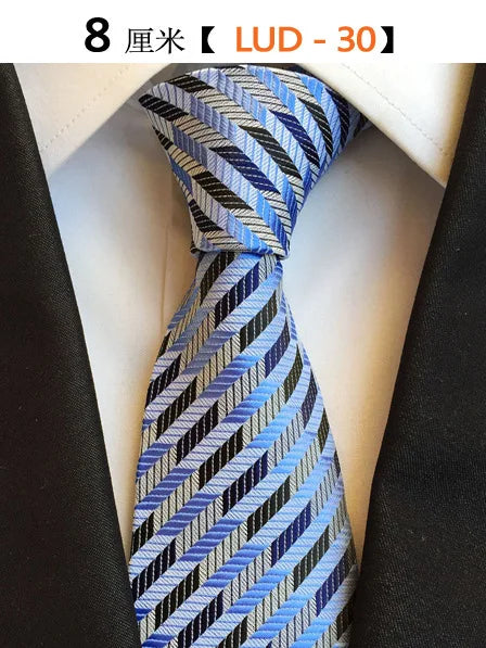 68 Colors NEW 8cm Tie for Man Tie Luxury Striped Flower Business Neck Tie Suit Cravat Wedding Party Necktie Men Gift