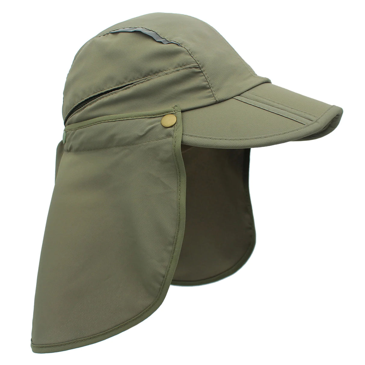 Casquette de protection solaire UPF 50+ pour enfants et garçons, chapeau de pêche réglable et amovible à séchage rapide avec rabat pour le cou