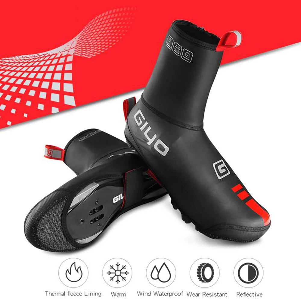 Giyo Neoprene Thermal Bicycle Overshoes Road MTB Bike Cycling Footwear Cover Unisex Bike Waterproof Cycling Shoes Cover