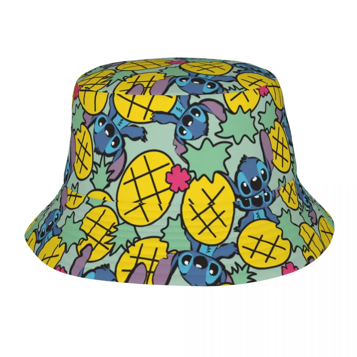 Bob unisexe Kawaii, accessoire de dessin animé amusant, chapeau bob pour la plage, couvre-chef léger