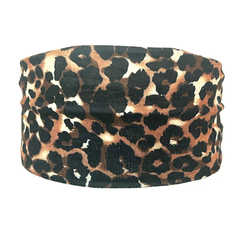 Boho Headbands For Women Fashion Wide Headscarf Bohemian Yoga Workout Head Bands Hair Accessories Band