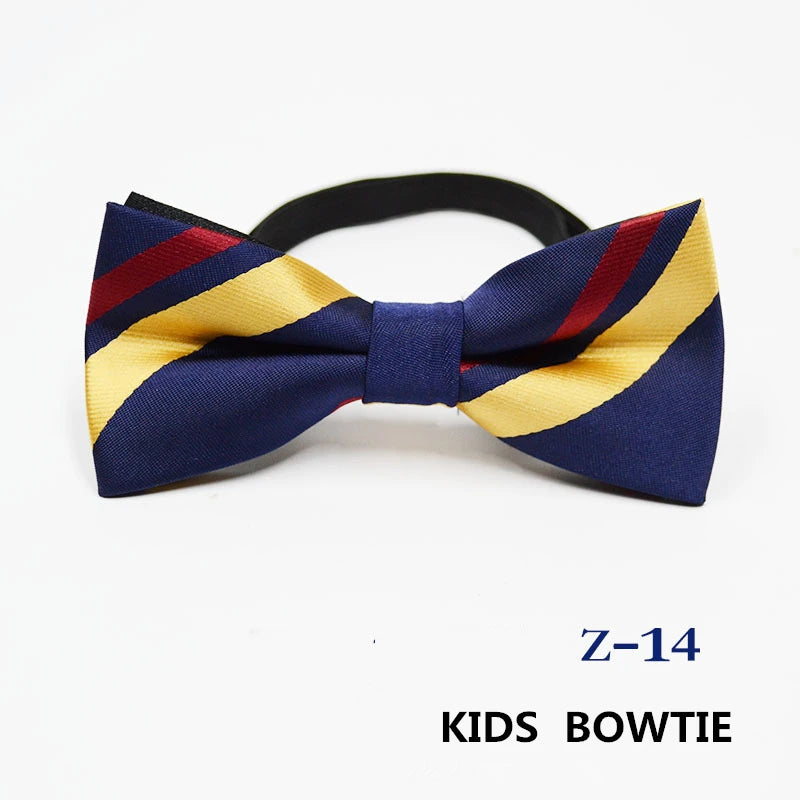 53 Color Children's Bow Tie Fashion Jacquard Baby Neckties Tie Baby Kid Kids Classical Pet Striped Butterfly Elastic Cord BowTie