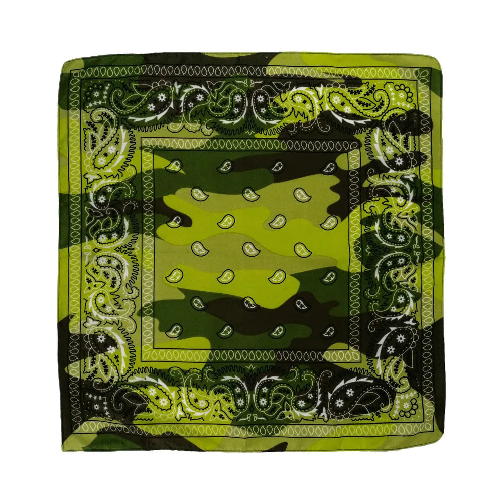 Camouflage Bandanas Baumwolle Kopfbedeckungen Frauen Schals Stirnband Männer Camping Maske Gamaschen Braga Cuello Wanderschals Hohe Qualität