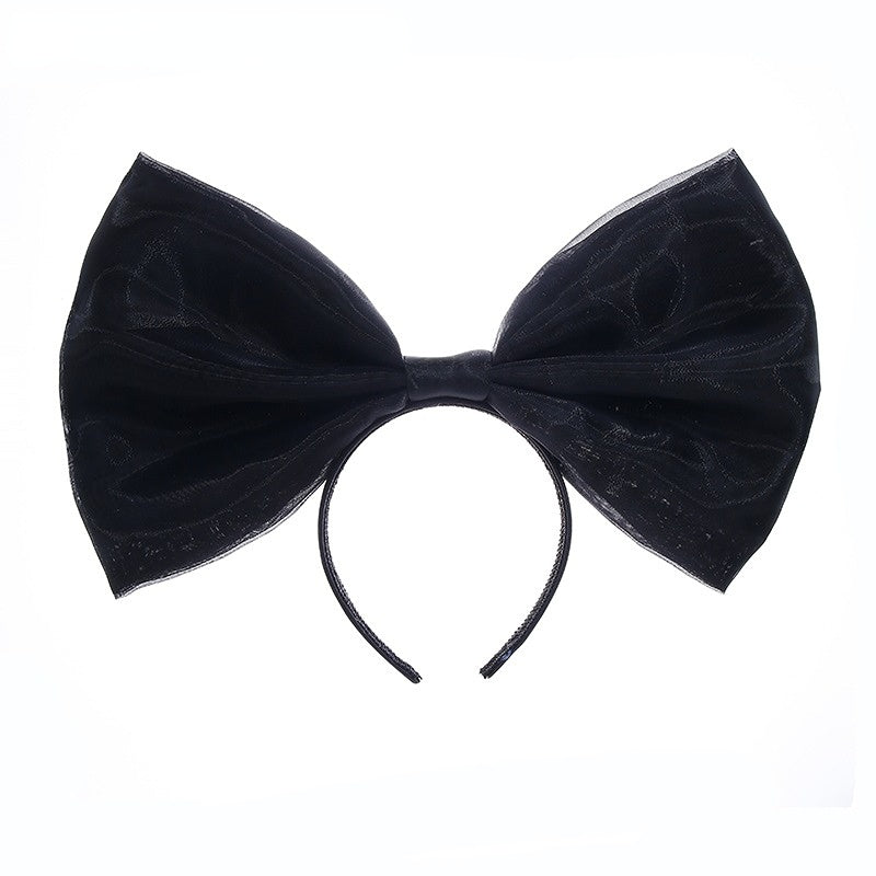 Bow Headband Bowknot Hair Bands Women Party Decoration Cosplay Costume Headwear Headpiece Birthday Accessories Halloween