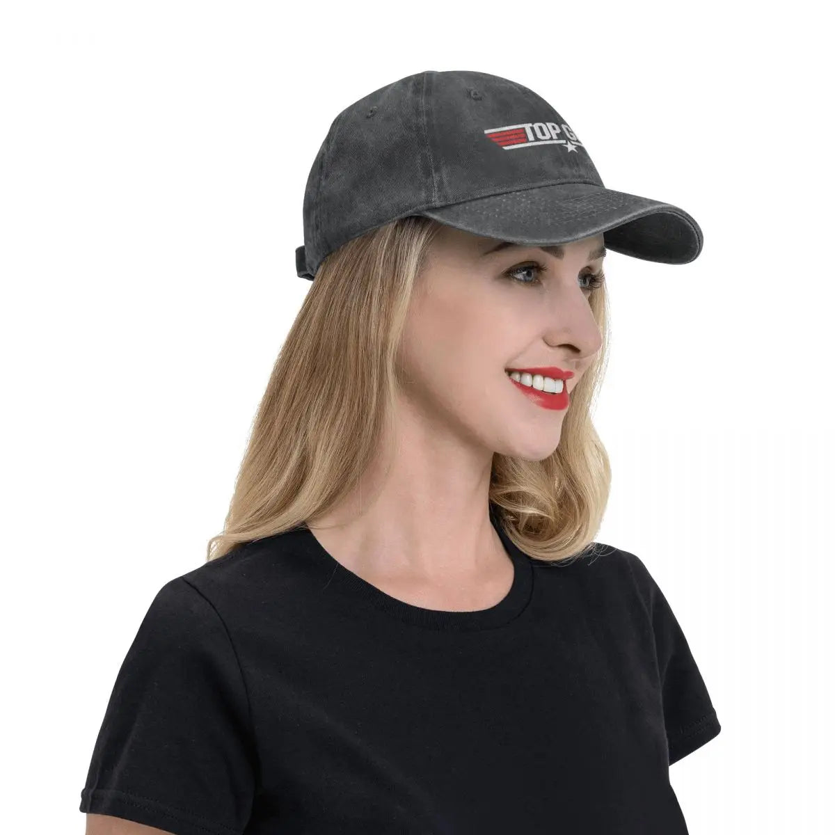 Casquette de baseball Top Gun Mavericks Film Vintage Homme Lavé Casquette de camionneur Décontracté Imprimé Sport Casquette Snapback Cadeau d'anniversaire