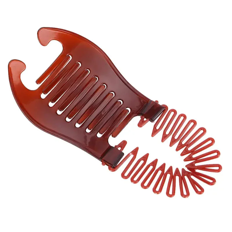 1pcs Elastics Hair Braider Banana Clip Black Scorpion Shaped Hair HoldingHairpin Ponytail Rubber Bands Hair Accessories Salon