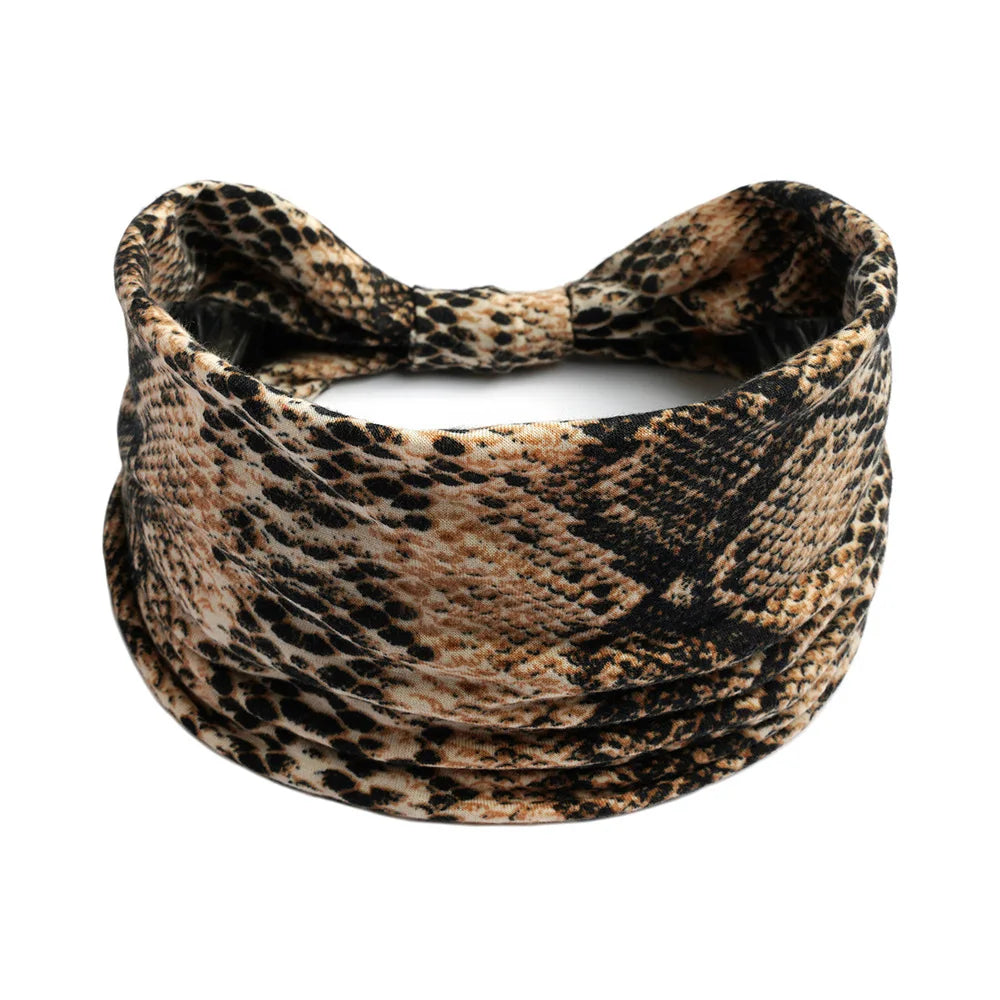 Bohemian Wide Cotton Stretch Headbands Women Headwrap Turban Headwear Bandage Hairbands Bandana Wide Headbands Hair Accessories