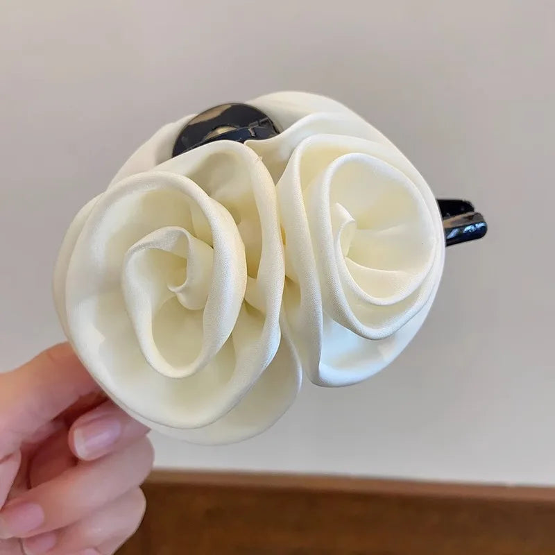 13cm Rose Shark Clip Large hair claw Elegant High-Grade Hair Accessories Pinzas Para El Cabello Заколка Для Волос