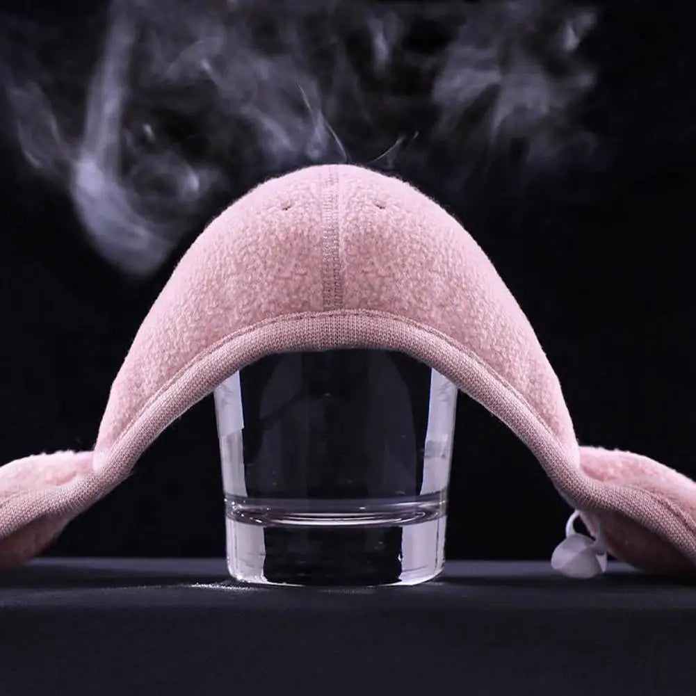 Masque d'hiver chaud avec cache-oreilles pour moto, cyclisme, ski, randonnée, équitation, sport, thermique, coupe-vent