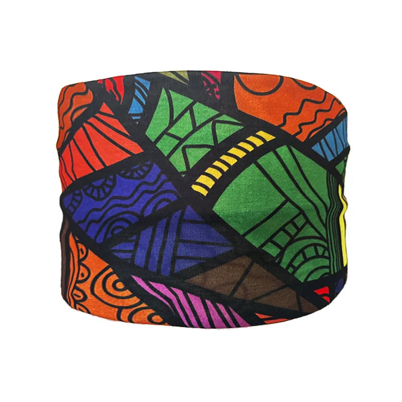 Boho Headbands For Women Fashion Wide Headscarf Bohemian Yoga Workout Head Bands Hair Accessories Band