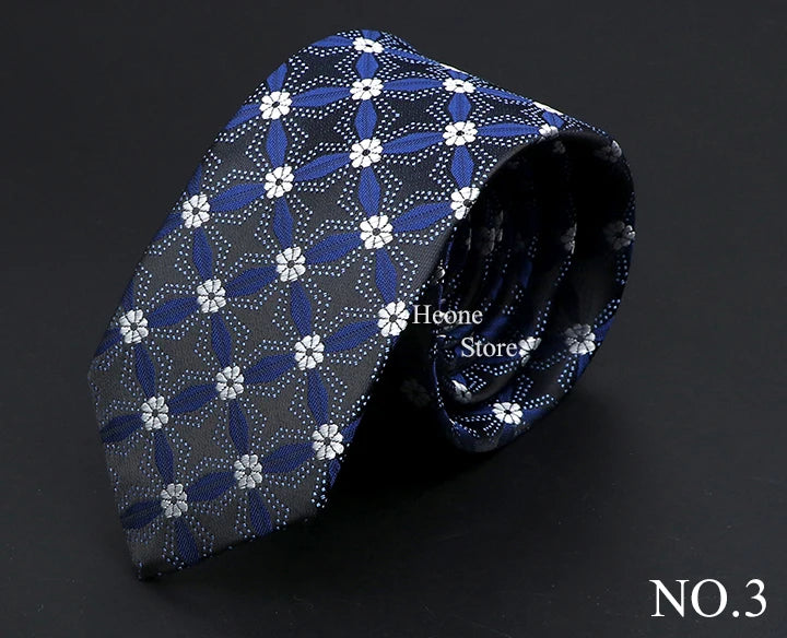 26 Styles Men's Jacquard Novelty Ties Skinny Floral Paisley Striped Necktie Business Narrow Suit Shirt Daily Wear Accessories