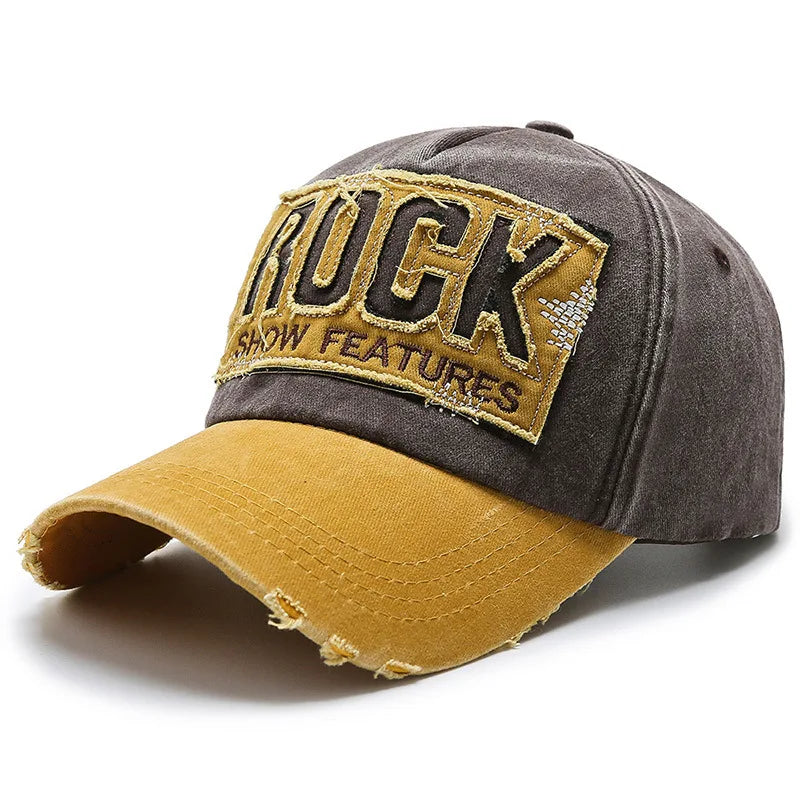 Casquette de baseball en denim délavé pour hommes et femmes, version coréenne, printemps et automne, mode décontractée, chapeau de soleil, site officiel