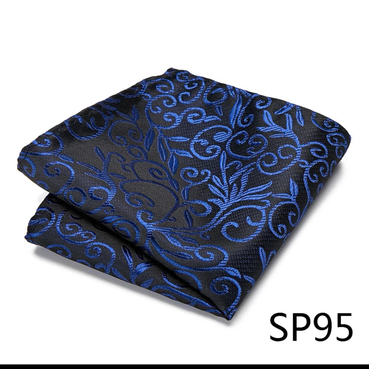 Pocket Square Handkerchief Nice Handmade Woven 100% Silk Hanky Pocket Square Printed hombre Pink Office Clothing accessories