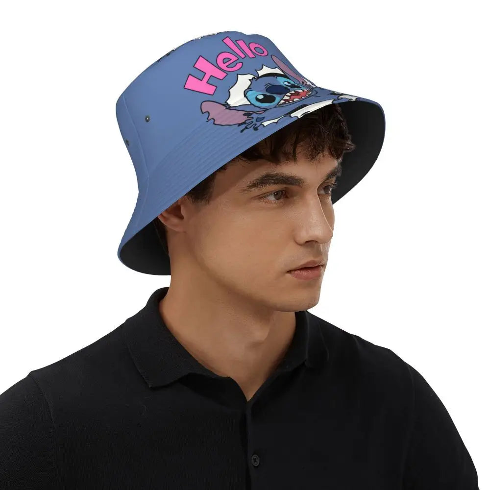 Bob unisexe Kawaii, accessoire de dessin animé amusant, chapeau bob pour la plage, couvre-chef léger