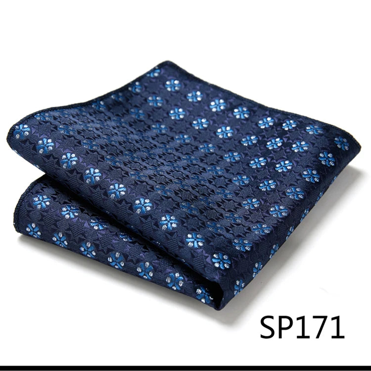Pocket Square Handkerchief Nice Handmade Woven 100% Silk Hanky Pocket Square Printed hombre Pink Office Clothing accessories
