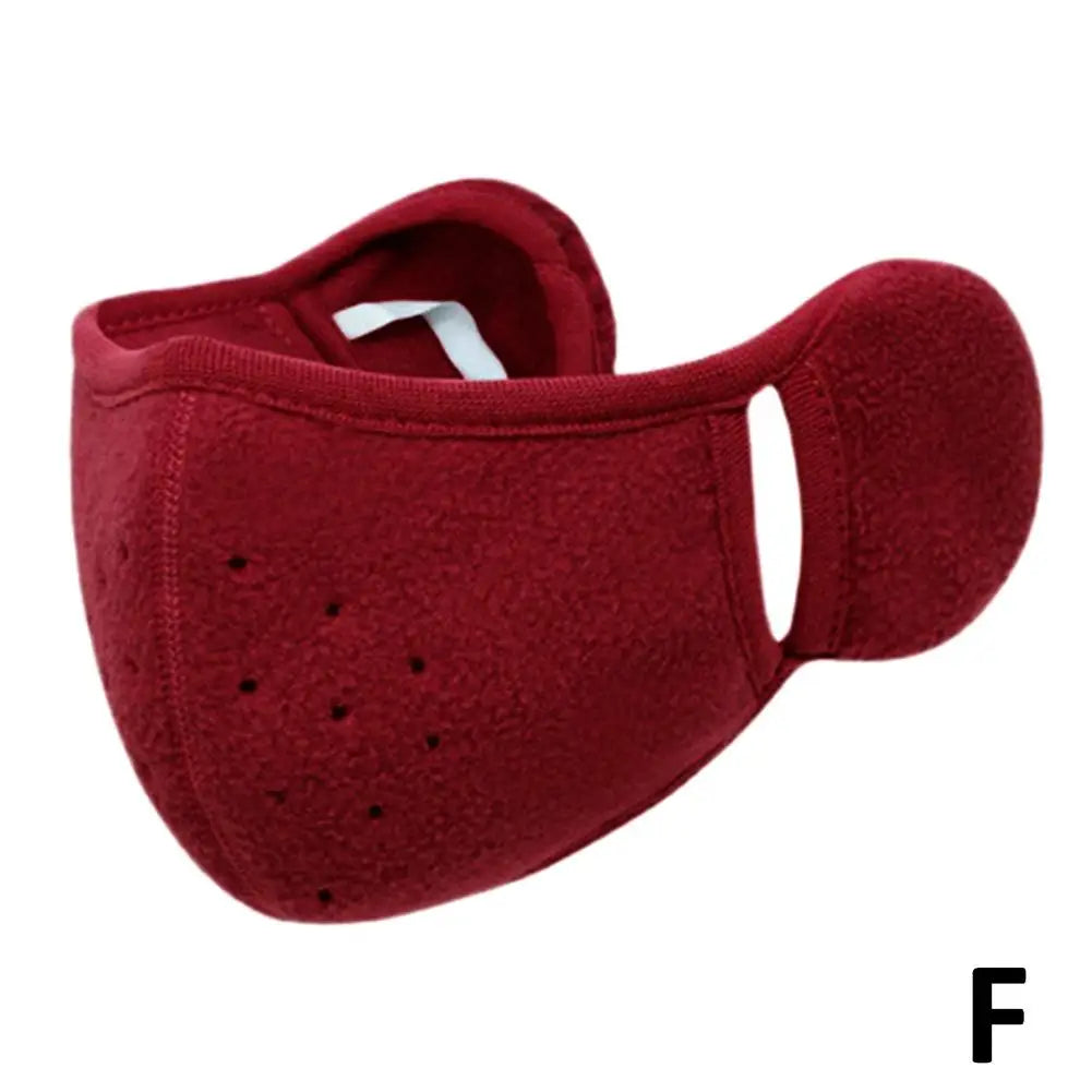Masque d'hiver chaud avec cache-oreilles pour moto, cyclisme, ski, randonnée, équitation, sport, thermique, coupe-vent