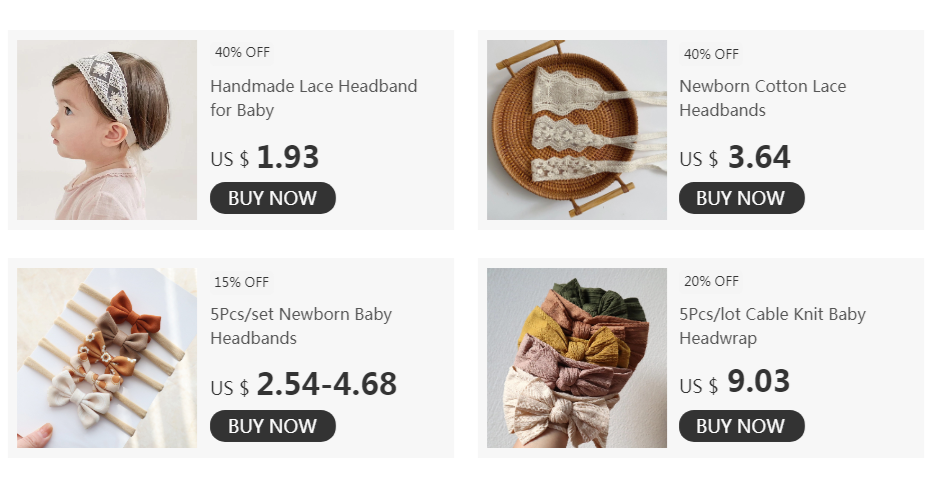 Baby Headband Big Bows For Girls Hair Accessories Jacquard Toddler Wide Headwrap Soft Newborn Hairband Elastic Kids Turban