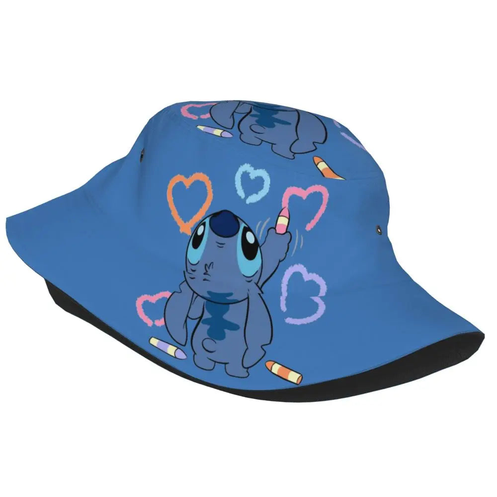 Bob unisexe Kawaii, accessoire de dessin animé amusant, chapeau bob pour la plage, couvre-chef léger