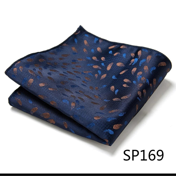 Pocket Square Handkerchief Nice Handmade Woven 100% Silk Hanky Pocket Square Printed hombre Pink Office Clothing accessories